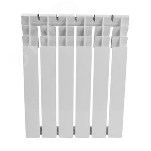 Радиатор алюминиевый Plus AL 6 секций Qну=738 Вт RAL 9016 (белый) Ogint