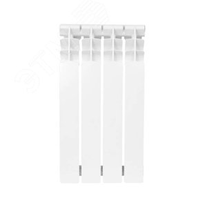 Радиатор алюминиевый Classic 500 4 секции Qну=512 Вт RAL 9016 (белый) Ogint