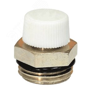 Воздухоотводчик ручной 1/2' для радиатора с колпачком