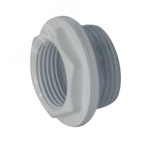 Заглушка (пробка) проходная 1x3/4 левая резьба для алюминиевых и биметаллических радиаторов с прокладкой Ogint