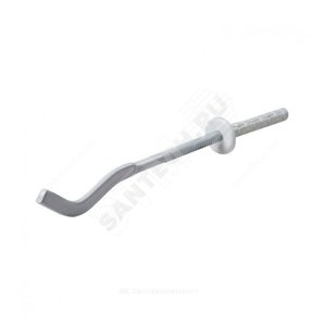 Кронштейн настен д/алюм/бимет 7х180мм штыревой    плоский в/к