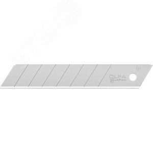 OLFA 18 мм, 10 шт, в пластиковом кейсе, сегментированные лезвия (OL-LB-10)