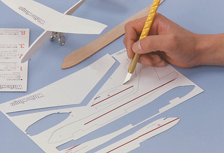 OLFA с перовым лезвием 6 мм, нож (OL-AK-1/5B)