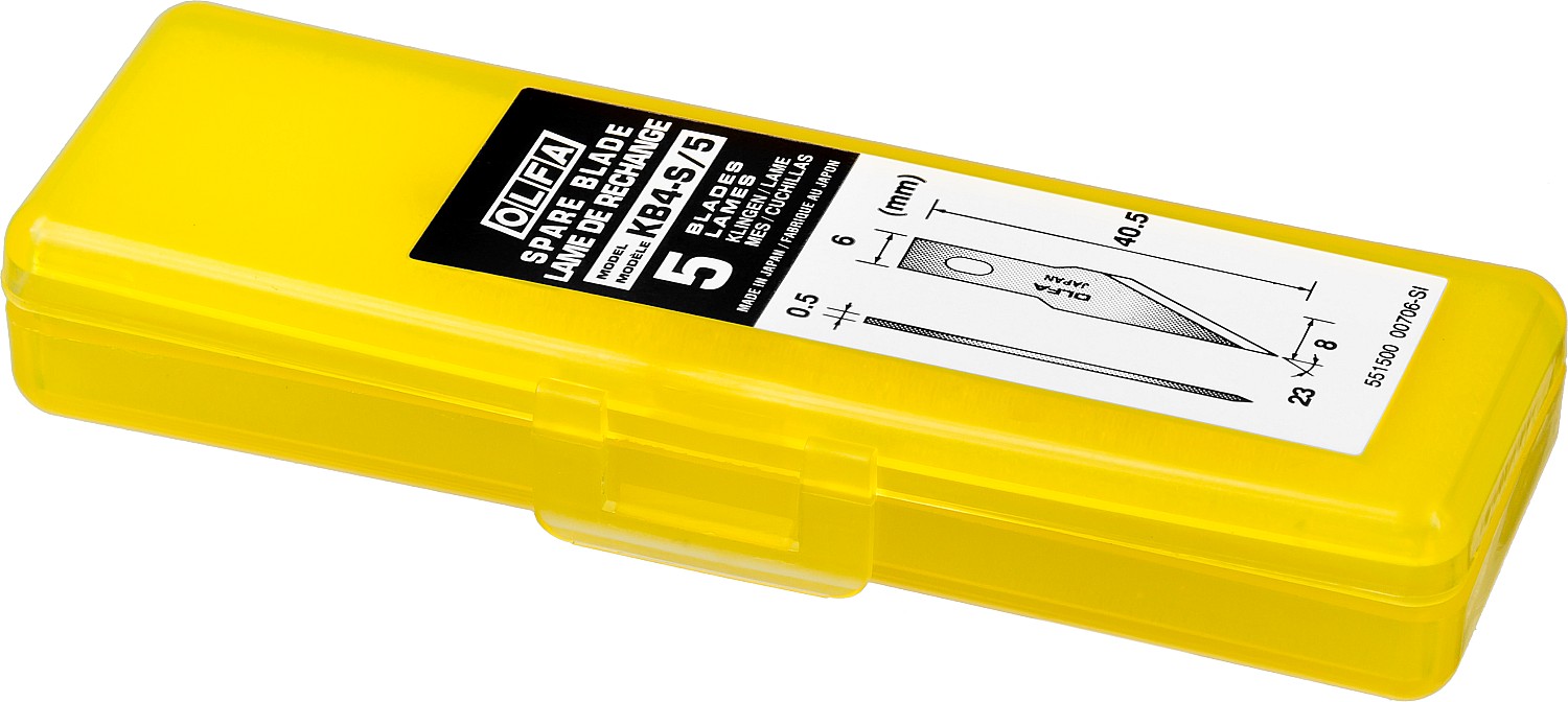 OLFA 6 мм, для ножа, перовые лезвия (OL-KB4-S/5)