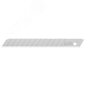 OLFA 9 мм, 10 шт, в пластиковом кейсе, сегментированные лезвия (OL-ASB-10)