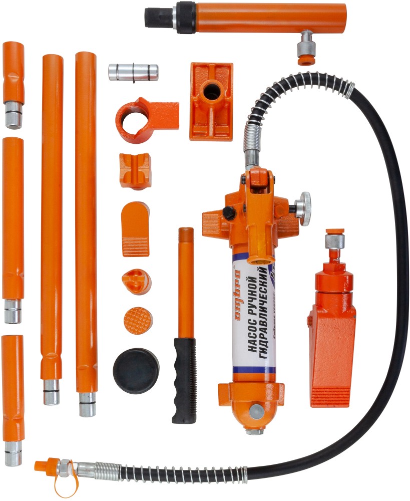 OHT948N Набор гидравлического инструмента для кузовного ремонта 4 т. 18 предметов