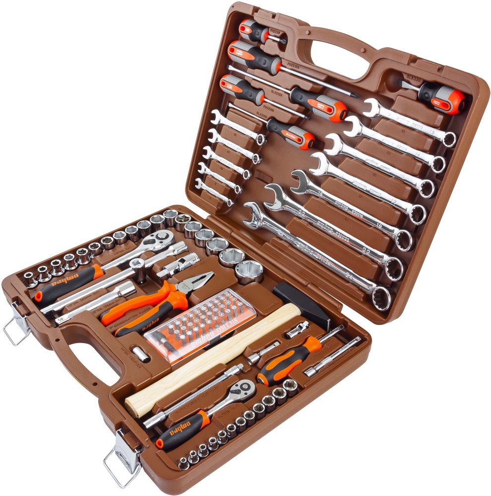 OMT93S (OMT93S18) Набор инструмента универсальный 1/4", 1/2"DR, 93 предмета