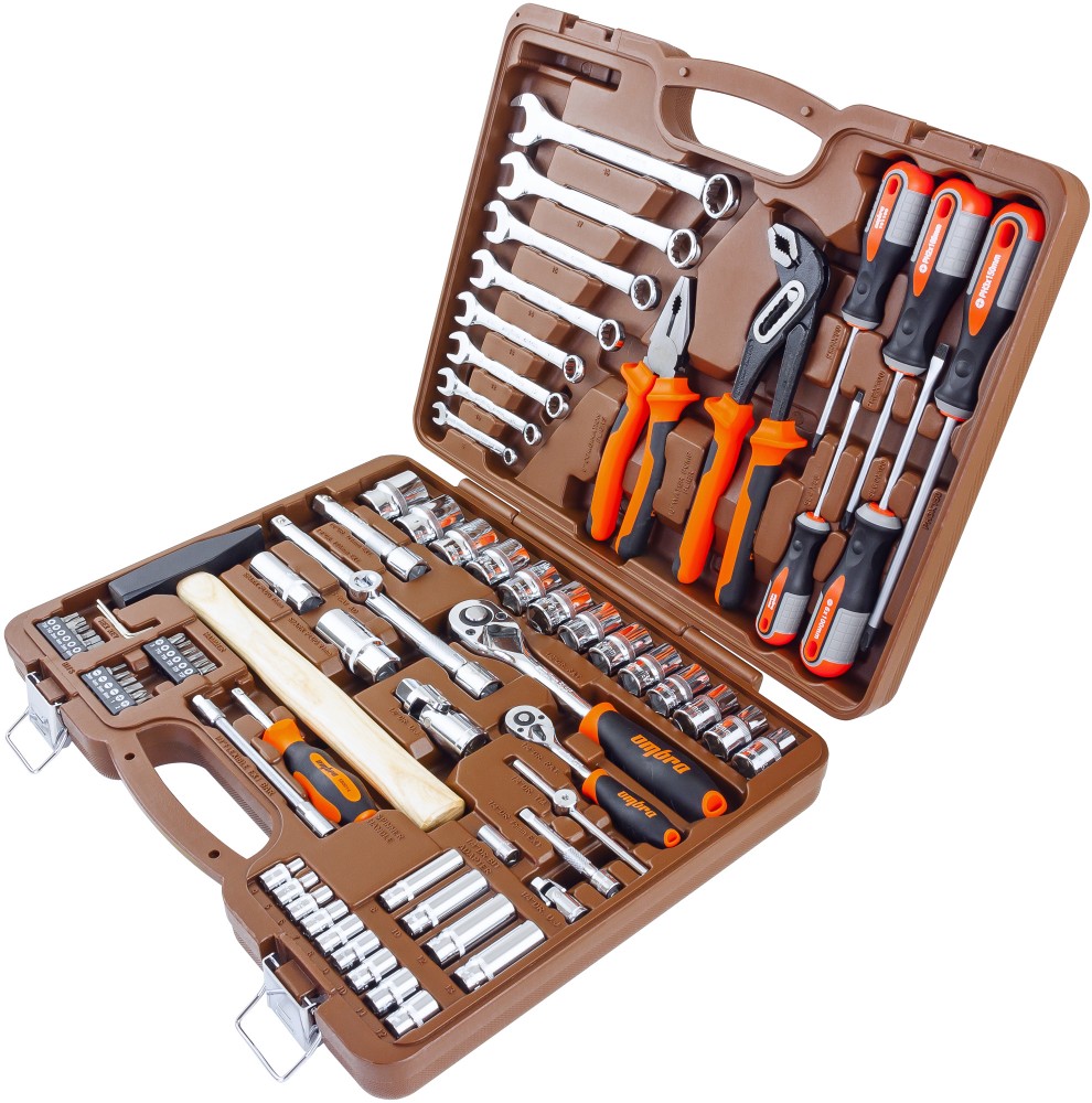 OMT77S Набор инструмента универсальный 1/4", 1/2"DR, 77 предметов