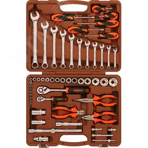 OMT55S Набор инструмента универсальный 1/4", 1/2"DR, 55 предметов