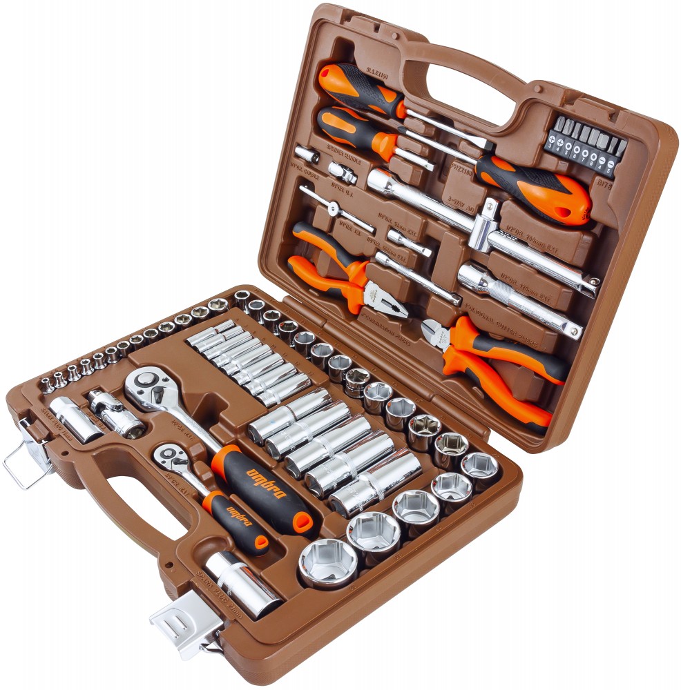 OMT69S Набор инструмента универсальный 1/4", 1/2"DR, 69 предметов