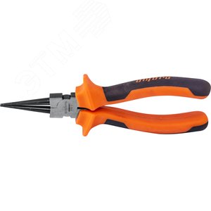 440107 Щипцы прямые для стопорных колец с двухкомпонентными рукоятками, сжим, 180 мм, 5-40 мм