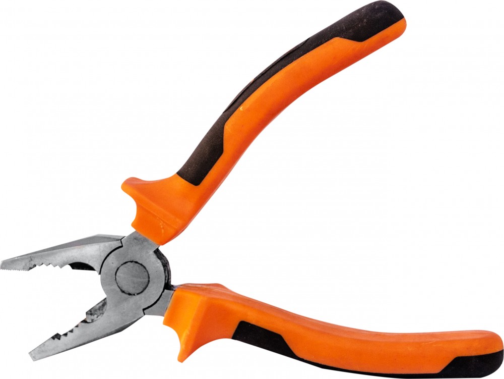 400107 Пассатижи с двухкомпонентными рукоятками, 180 мм