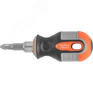 756238 Отвертка стержневая двусторонняя ROUND GRIP, РН2,SL6x38 мм