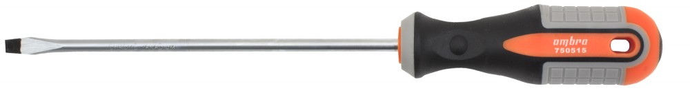 750515 Отвертка стержневая шлицевая ROUND GRIP, SL5x150 мм