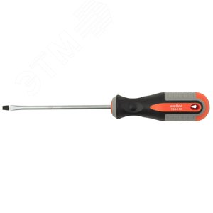 750410 Отвертка стержневая шлицевая ROUND GRIP, SL4x100 мм