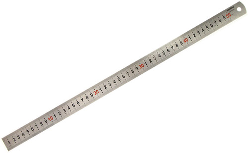 A90008 Линейка металлическая, 500 мм