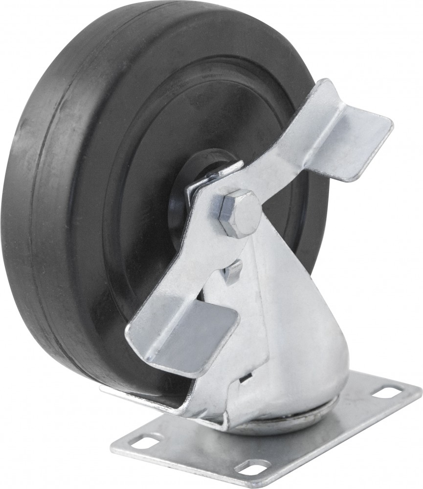 OTT47-RW Колесо D-125мм поворотное с тормозом для тележки OMBRA