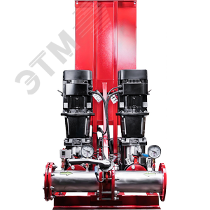 Насосная станция автоматического пожаротушения ОМНИ Гидро В2 2хCDM15-5-ПП-АВР на базе 2-х вертикальных насосных агрегатов
