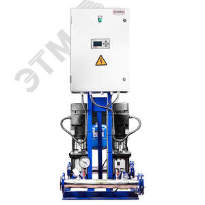 Насосная станция повышения давления ОМНИ Гидро В1 2хCDM10-5-ЧРП на базе 2-х вертикальных насосных агрегатов