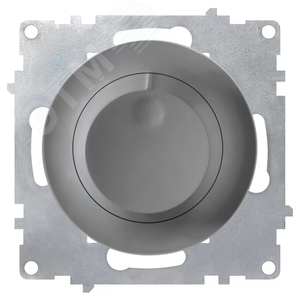 Светорегулятор 600 W для ламп накаливания и галогенных ламп, цвет серый (серия Florence)