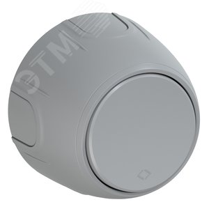 Выключатель перекрестный одноклавишный  Rotondo, цвет серый