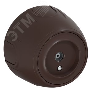 Розетка антенная TV  Rotondo, цвет коричневый