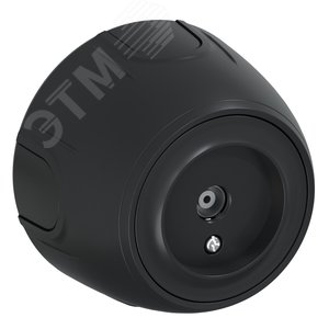 Розетка антенная TV  Rotondo, цвет черный