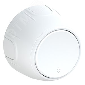 Переключатель одинарный  Rotondo, цвет белый