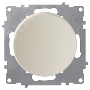 Выключатель перекрестный одноклавишный, цвет бежевый (серия Florence)