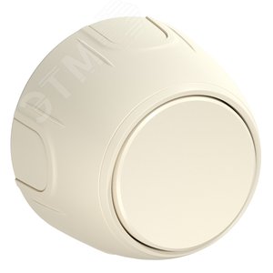 Выключатель одинарный  Rotondo, цвет бежевый