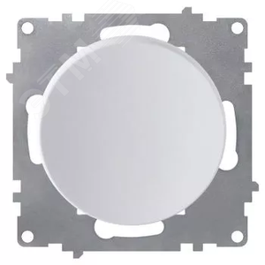 Выключатель одинарный с самовозвратом, цвет белый (серия Florence)