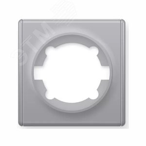 Рамка одинарная, цвет серый (серия Florence)