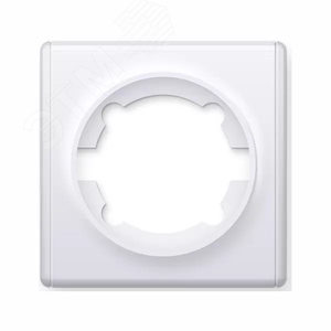 Рамка одинарная, цвет белый (серия Florence)