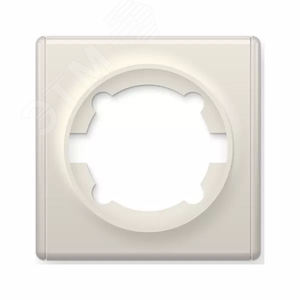 Рамка одинарная, цвет бежевый (серия Florence)