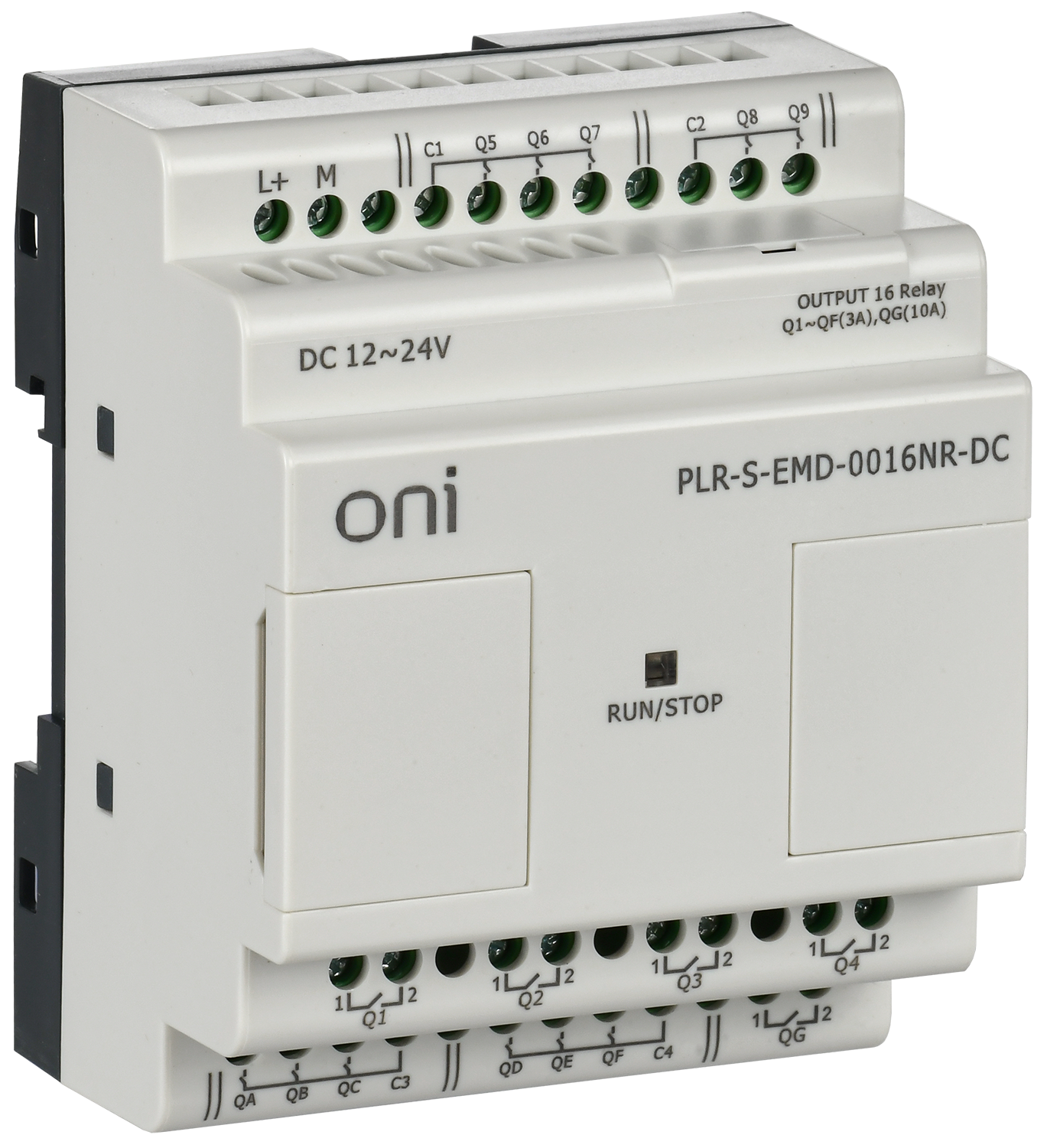 Логическое реле PLR-S ONI. Модуль расширения 16 каналами релейного вывода. Напряжение питания 12-24 В DC