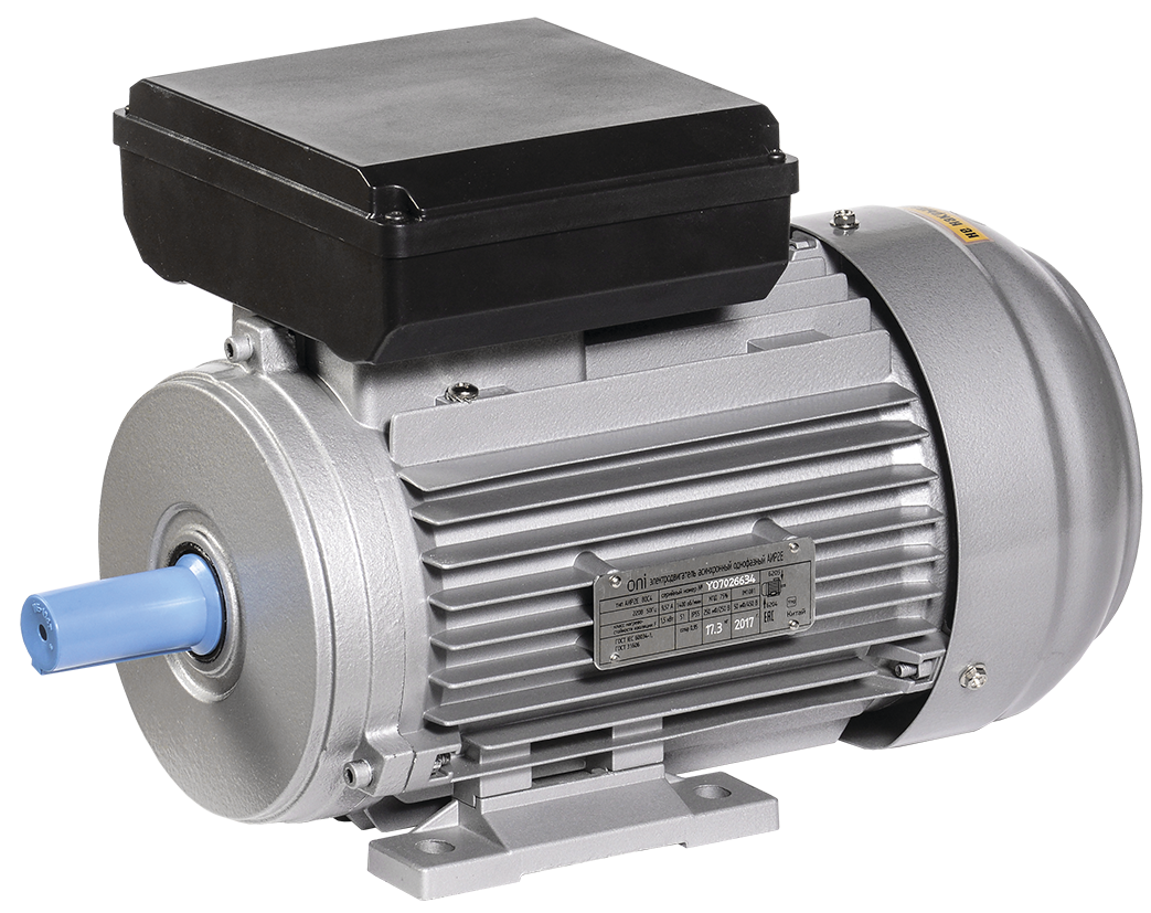 Электродвигатель однофазный АИР2Е 80B4 220В 1,1кВт 1500об/мин 1081 ONI