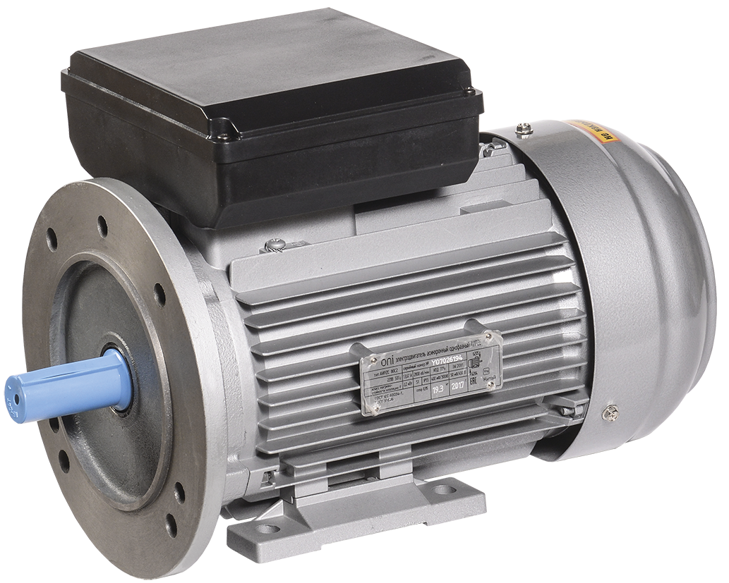 Электродвигатель однофазный АИР2Е 80C4 220В 1,5кВт 1500об/мин 2081 ONI