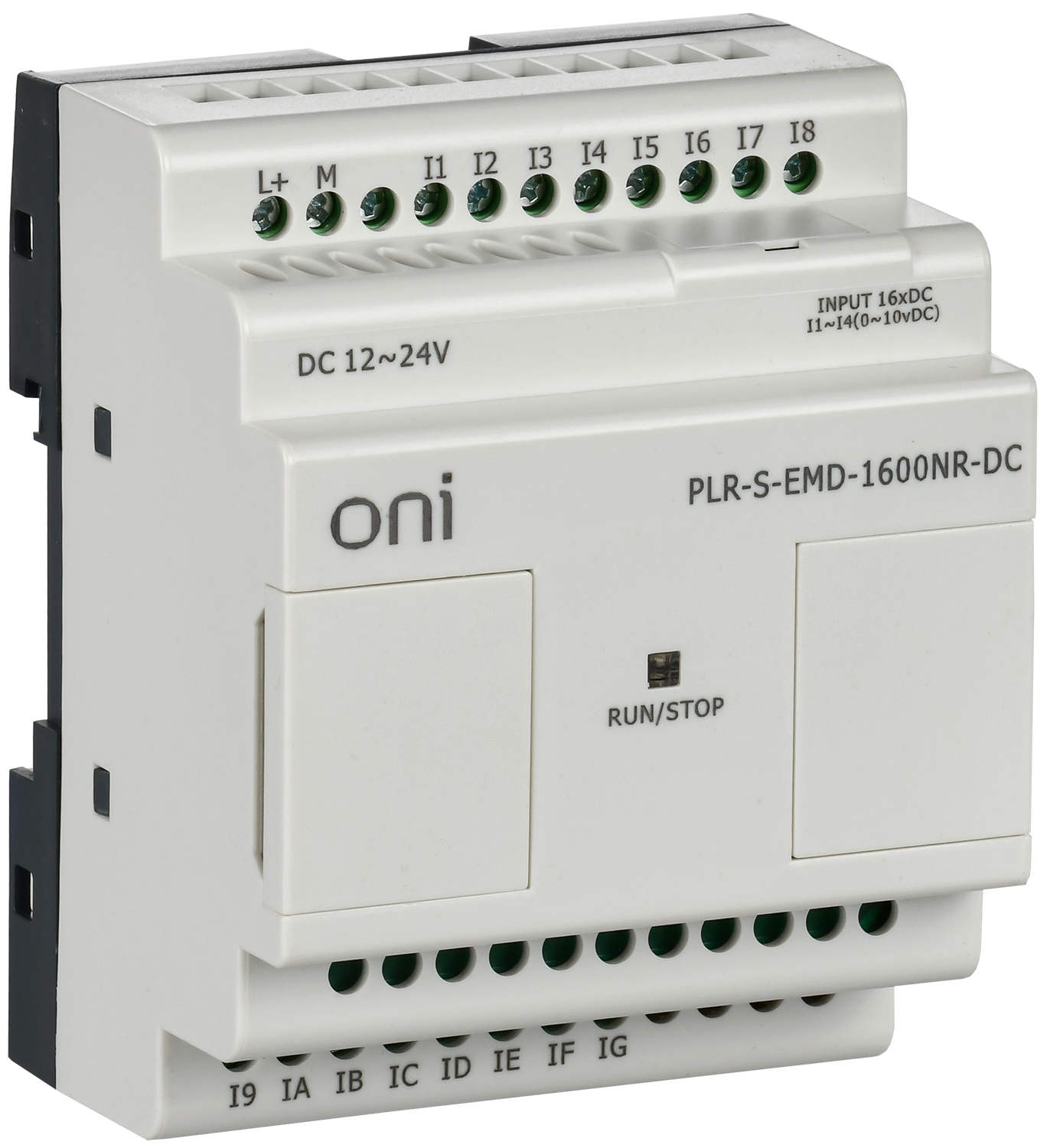 Логическое реле PLR-S ONI. Модуль расширения 16 каналами дискретного ввода. Напряжение питания 12-24 В DC