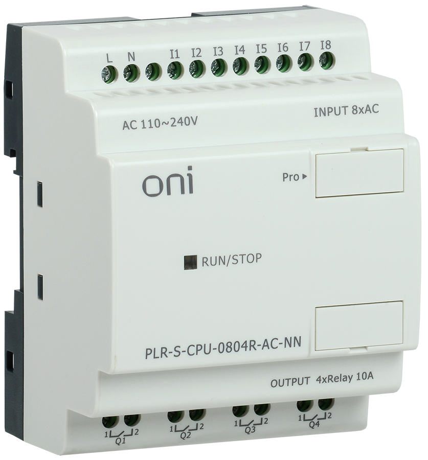 Логическое реле PLR-S. CPU0804(R) 220В AC без экрана ONI