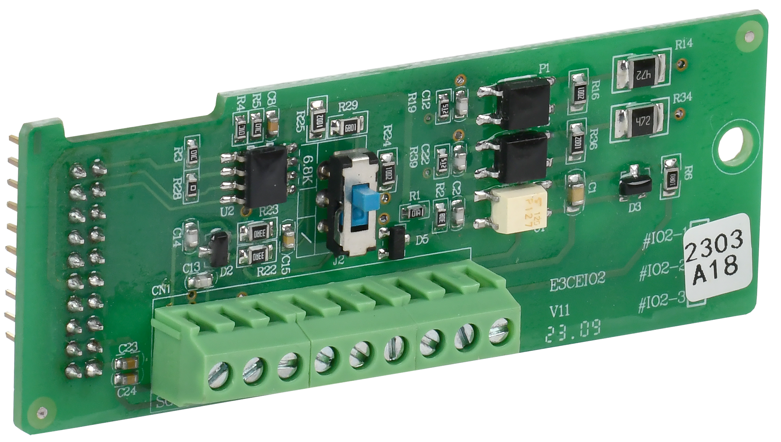 Плата расширения входов/выходов ПЧ A150 2 цифровых входа + 1 релейный выход НО НЗ контакт + RS485 Modbus ONI
