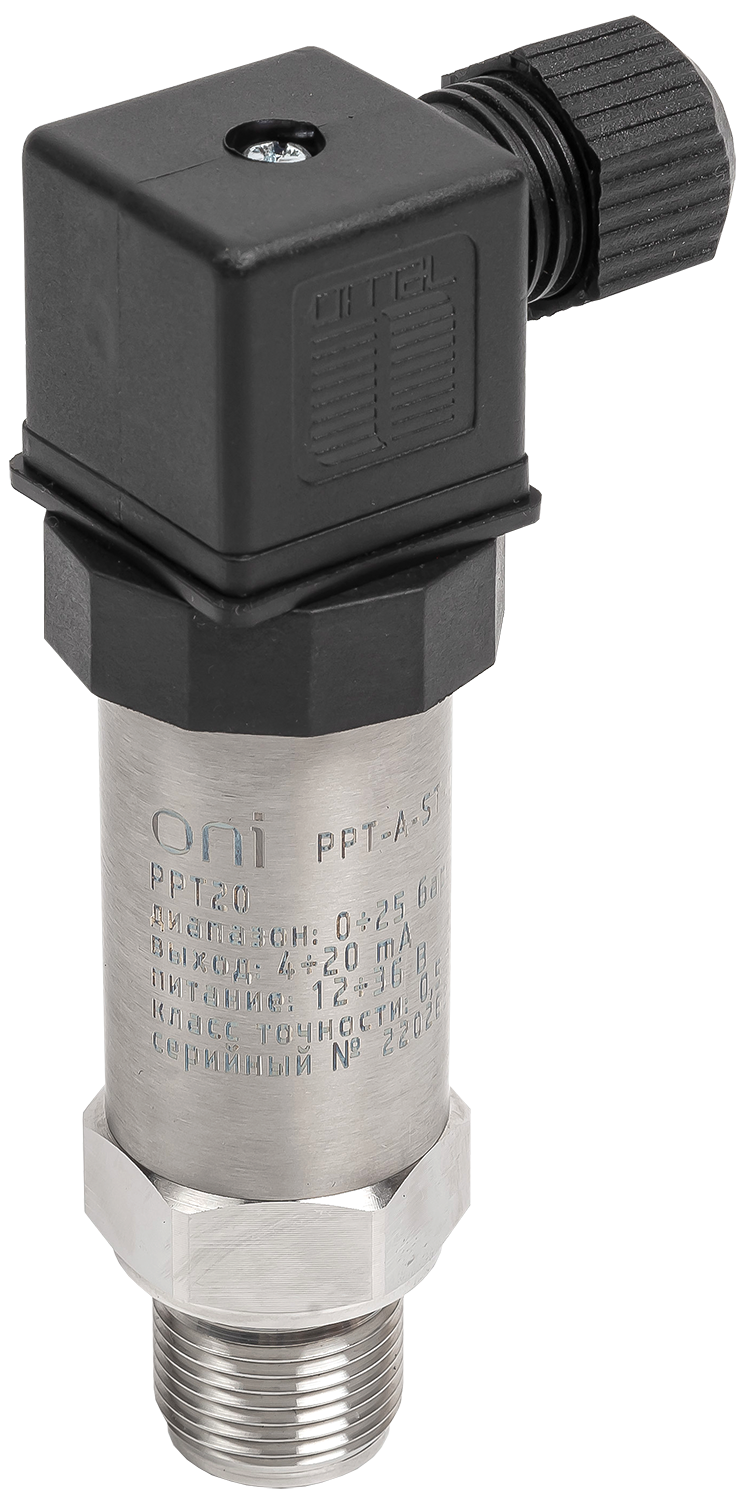 Преобразователь абсолютного давления PPT20 0,5% 0-25Бар 4-20мА M20 DIN43650 ONI