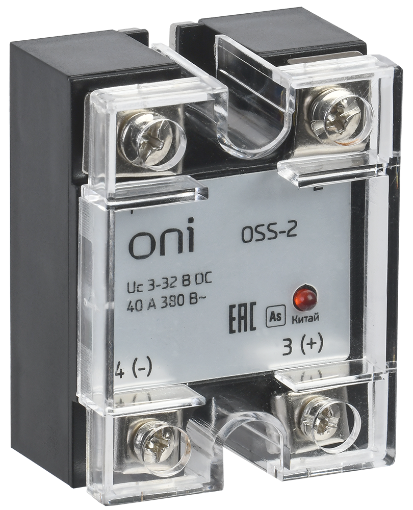 Реле твердотельное OSS-2 25А 380В AC 3-32В DC ONI
