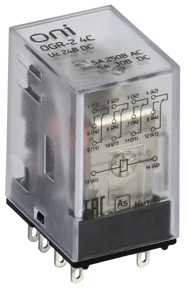 Реле общего назначения OGR-2 4C 24В DC ONI