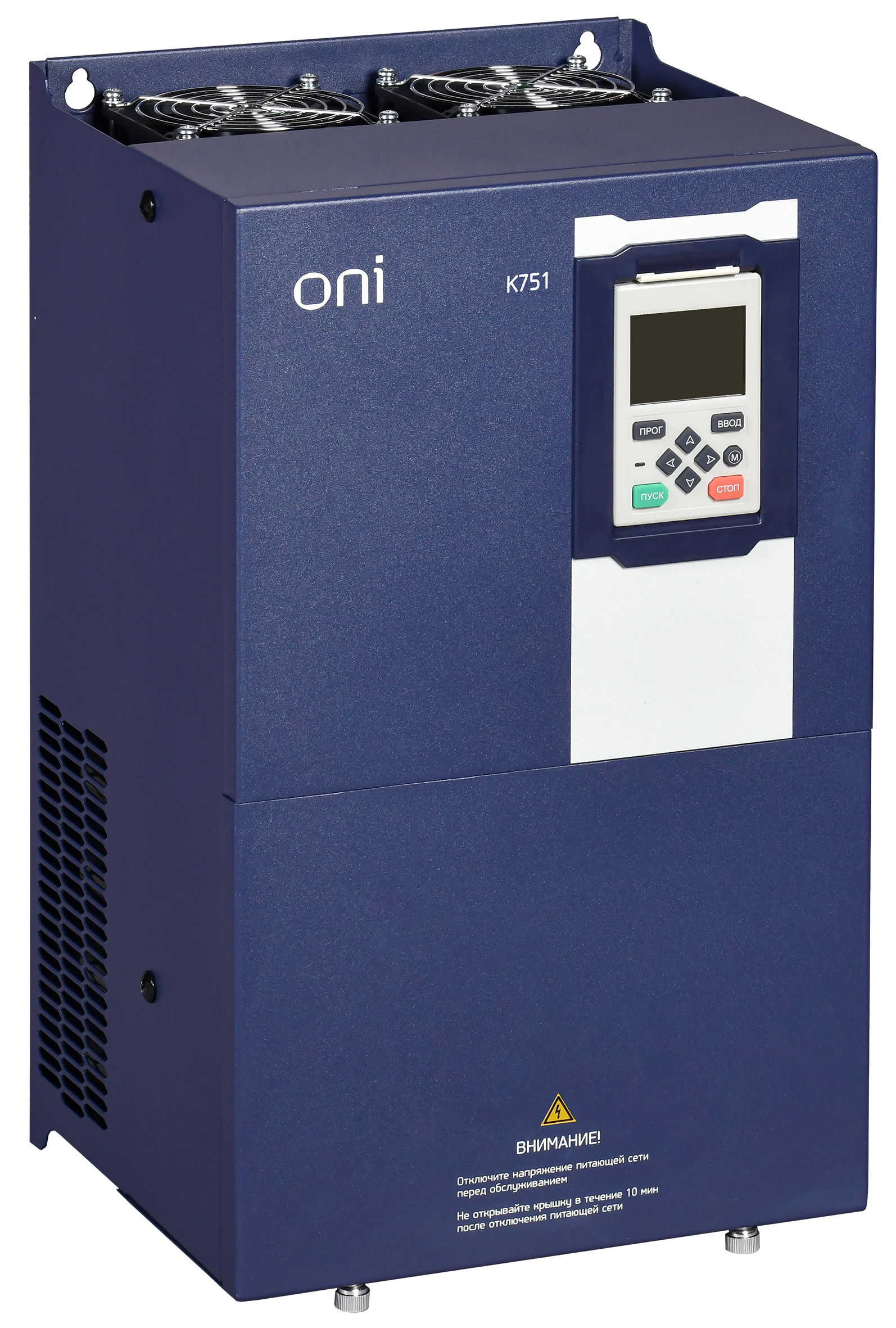 Преобразователь частоты K751 380В 3Ф 30-37кВт 60-75А со встроенным тормозом ONI