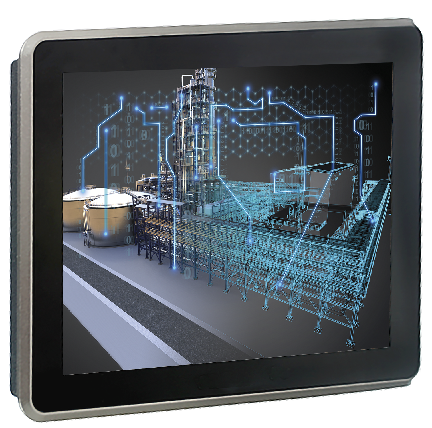 Панель оператора 9,7” с емкостным мультисенсорным дисплеем и пласт. корпусом; ЦПУ Cortex A8 600МГц; экран 4:3 (1024х768); цветопередача 24бит; USB 1xHost 1xSlave; 2хRS485/232 1хEthernet; 24В DC; защита от перенапр. ONI