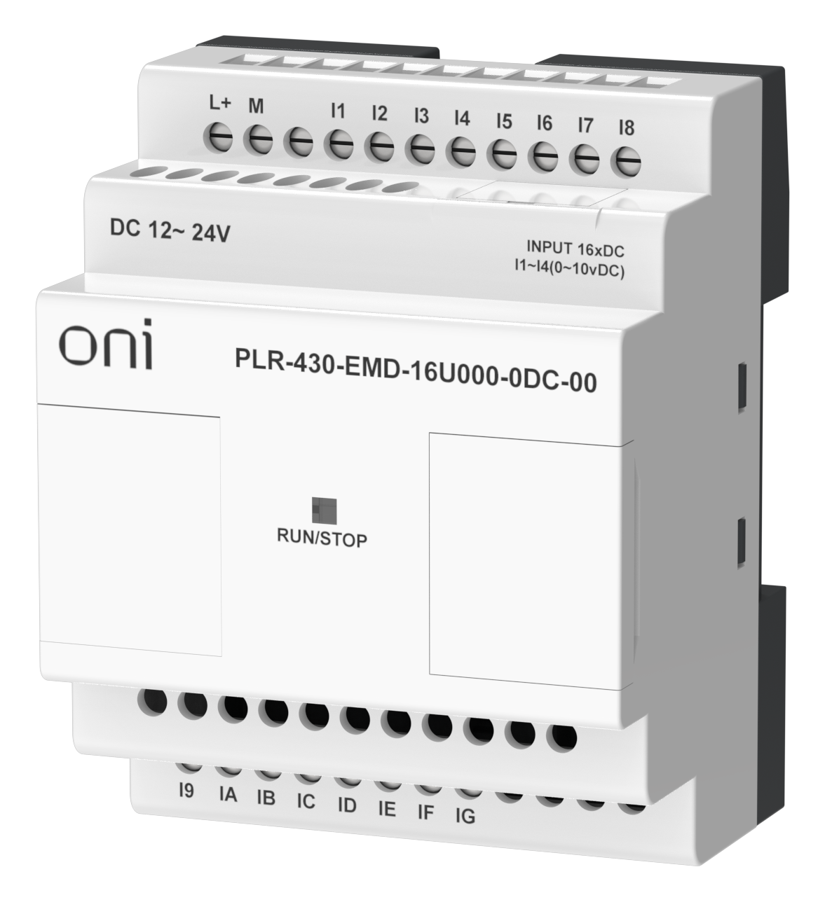 ПЛК 430 Модуль расширения входов выходов 12 DI 4 UI (0-10 В/DI) 24В DC ONI