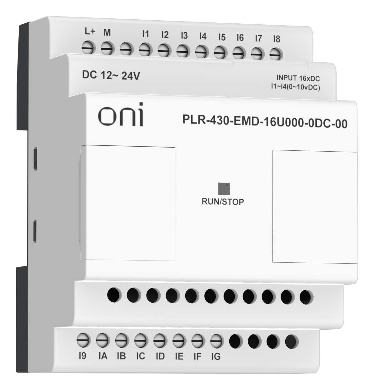 ПЛК 430 Модуль расширения входов выходов 12 DI 4 UI (0-10 В/DI) 24В DC ONI