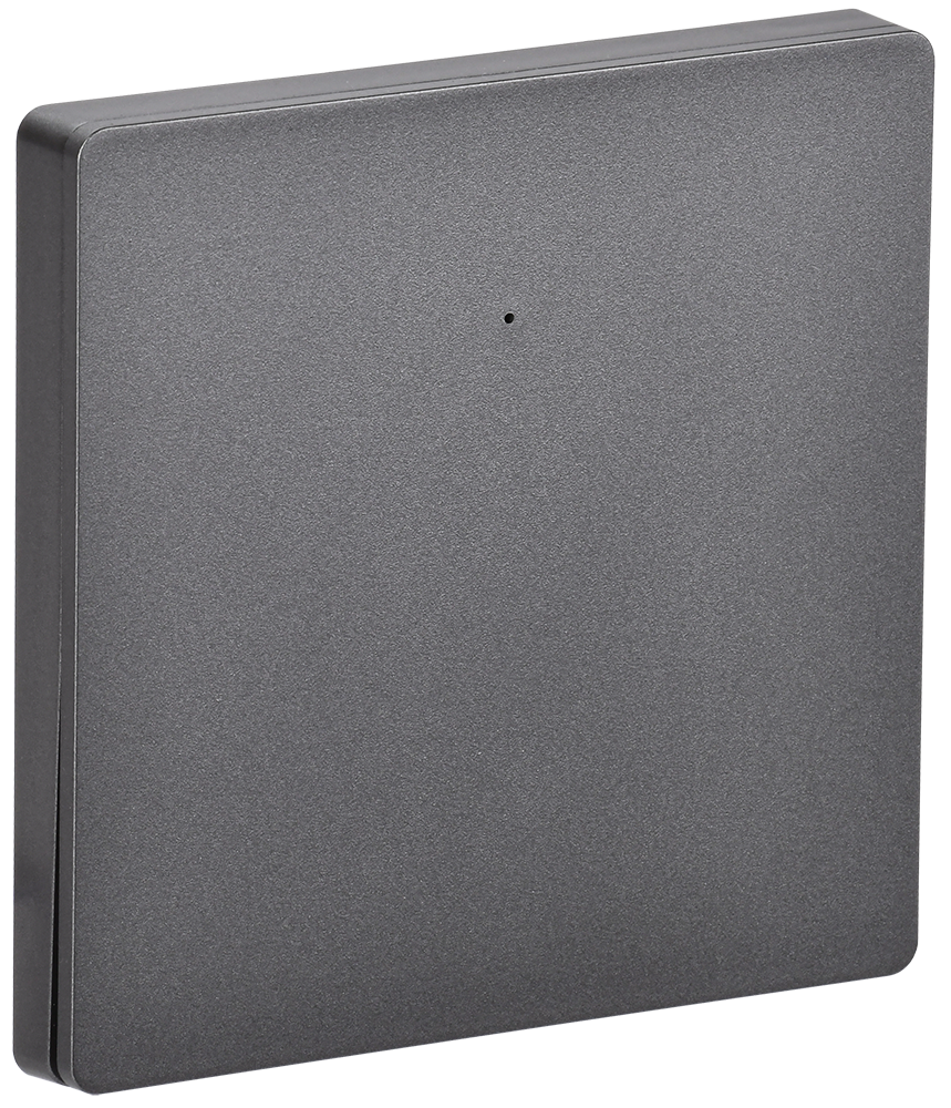 iTEQ SMART-выключатель 1-клавишный 16А с нейтральным проводником с поддержкой протоколов WIFI и BLE серый ONI