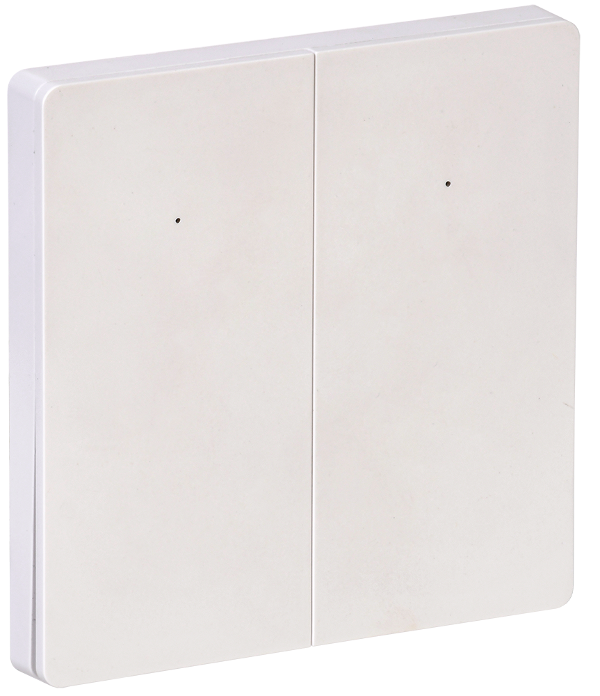 iTEQ SMART-выключатель 2-клавишный 16А с нейтральным проводником с поддержкой протоколов WIFI и BLE белый ONI