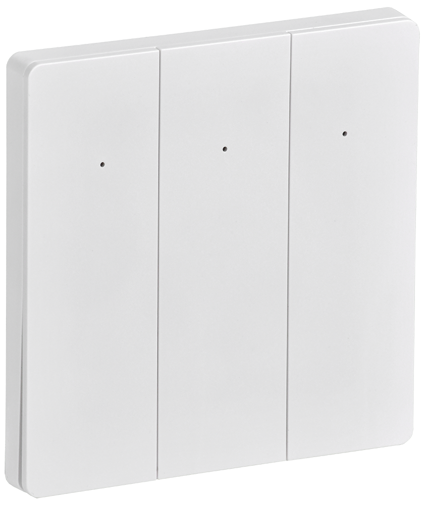 iTEQ SMART-выключатель 3-клавишный 16А с нейтральным проводником с поддержкой протоколов WIFI и BLE белый ONI